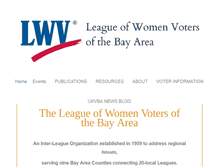 Tablet Screenshot of lwvbayarea.org